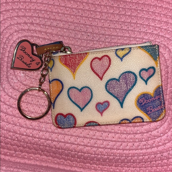 Dooney & Bourke Heart Pattern Purse and Wallet - Picture 7 of 9